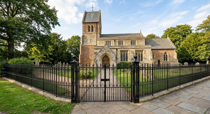 Church Fence Installation project example